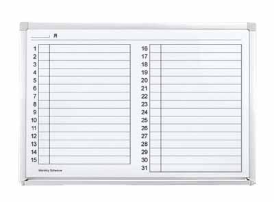 KOKUYO 大型ホワイトボード 壁掛け 月刊予定表 スケジュール コクヨ